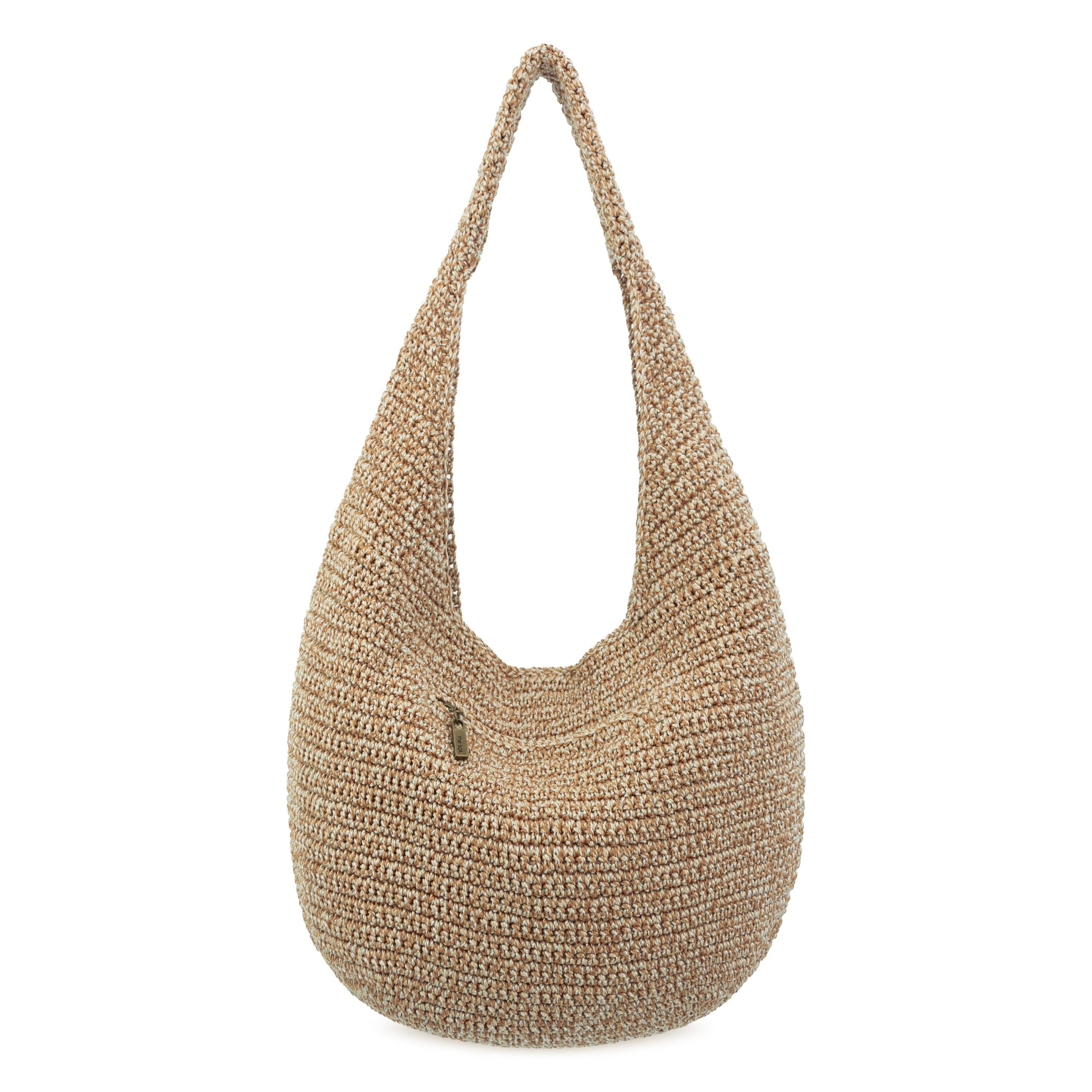 The Sak 120 Shortie Hobo - Hand Crochet - Bamboo Static