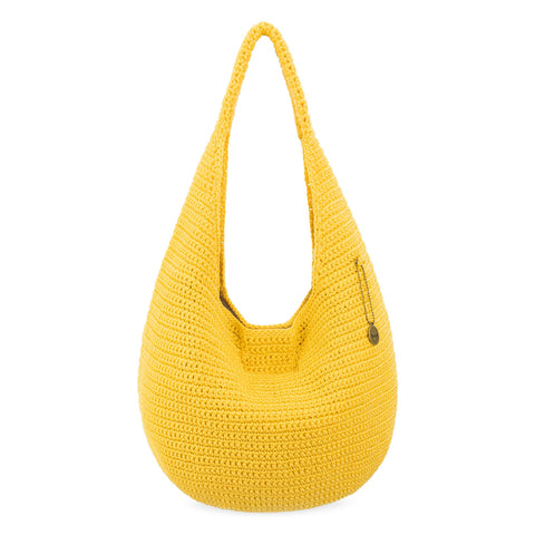 The Sak 120 Shortie Hobo - Hand Crochet - Lemon Drop
