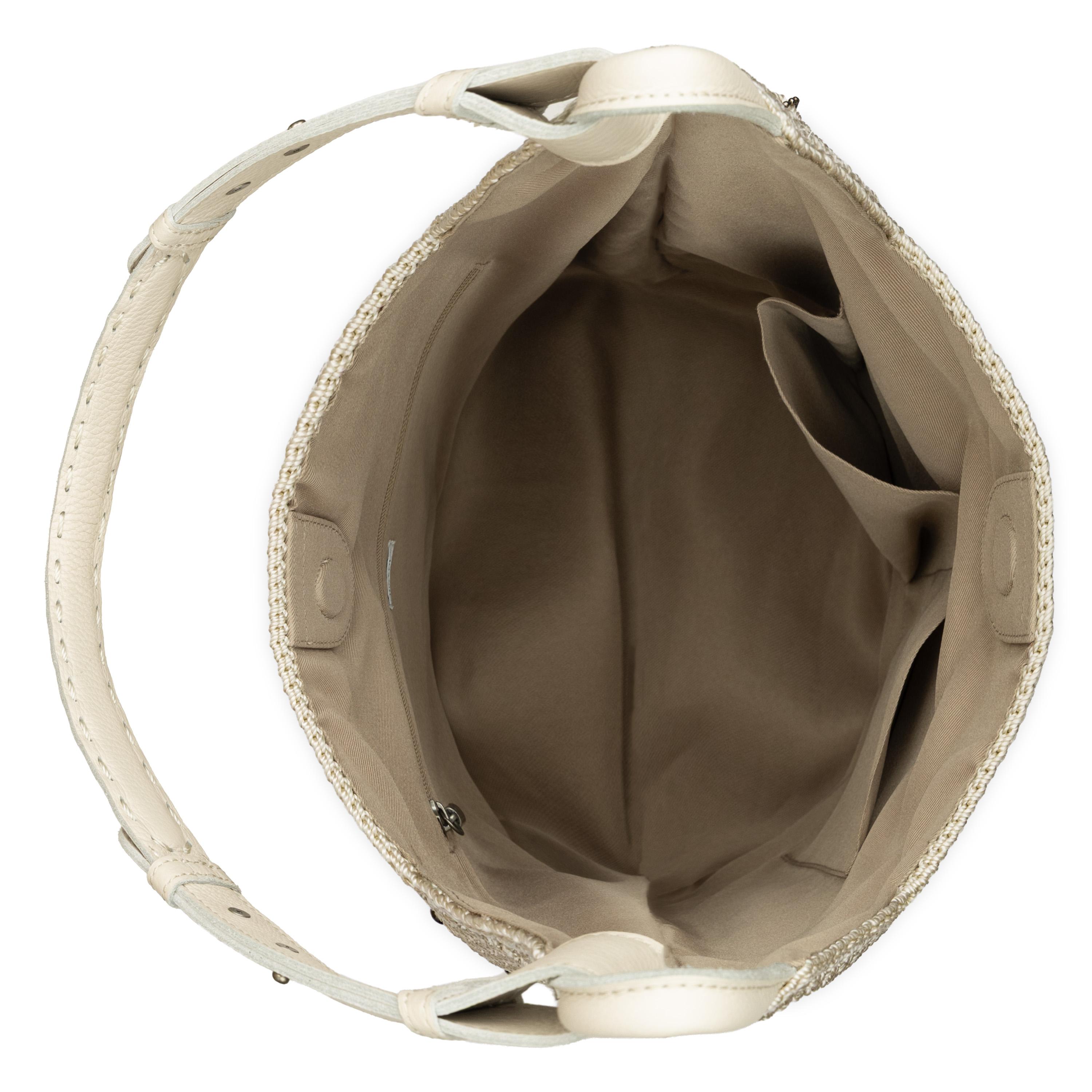 The Sak Los Feliz 120 Hobo - Hand Crochet - Natural Medallion