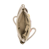The Sak Vita Convertible Wristlet - Hand Crochet - Flower Ecru