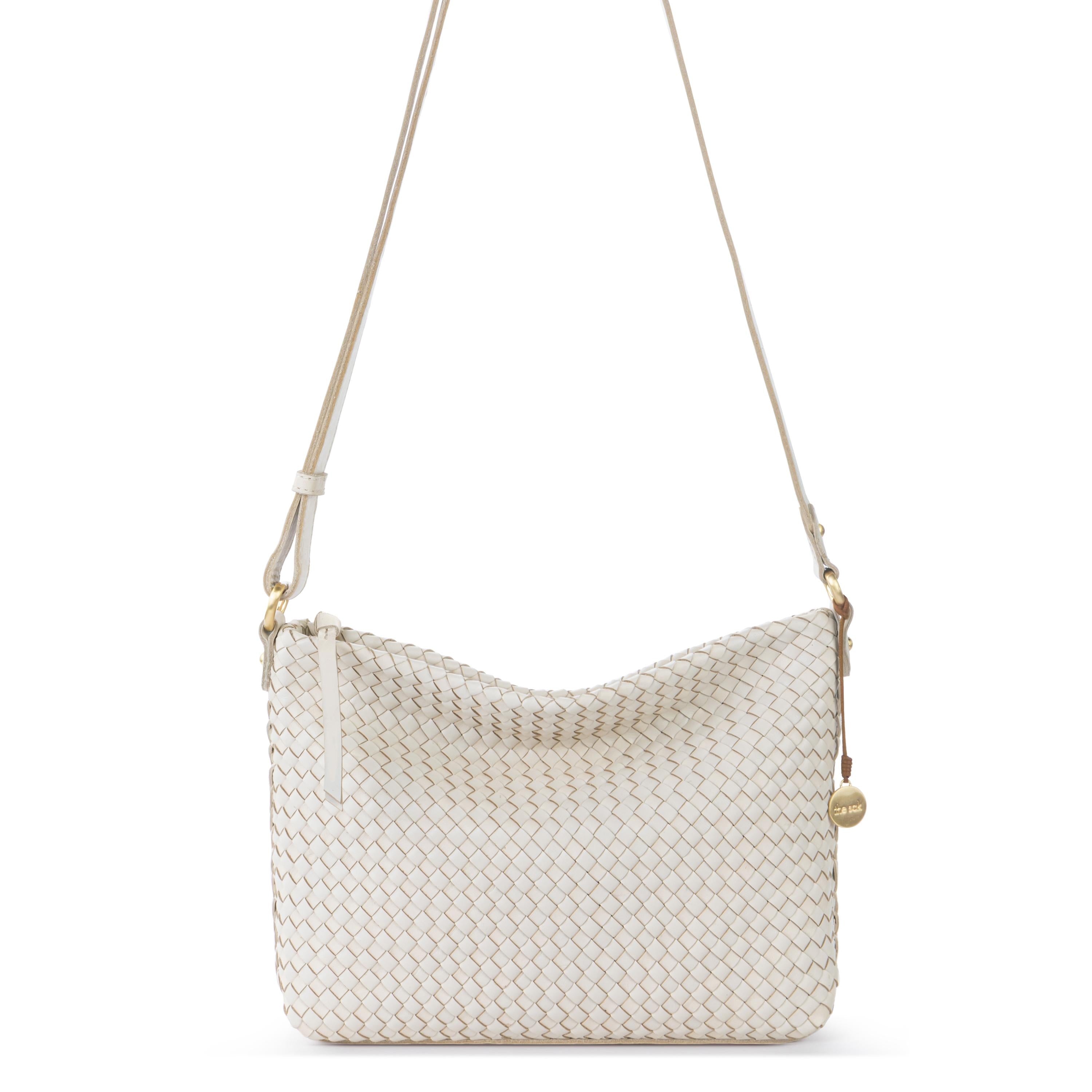 The Sak Melrose Crossbody - Leather - Stone Woven