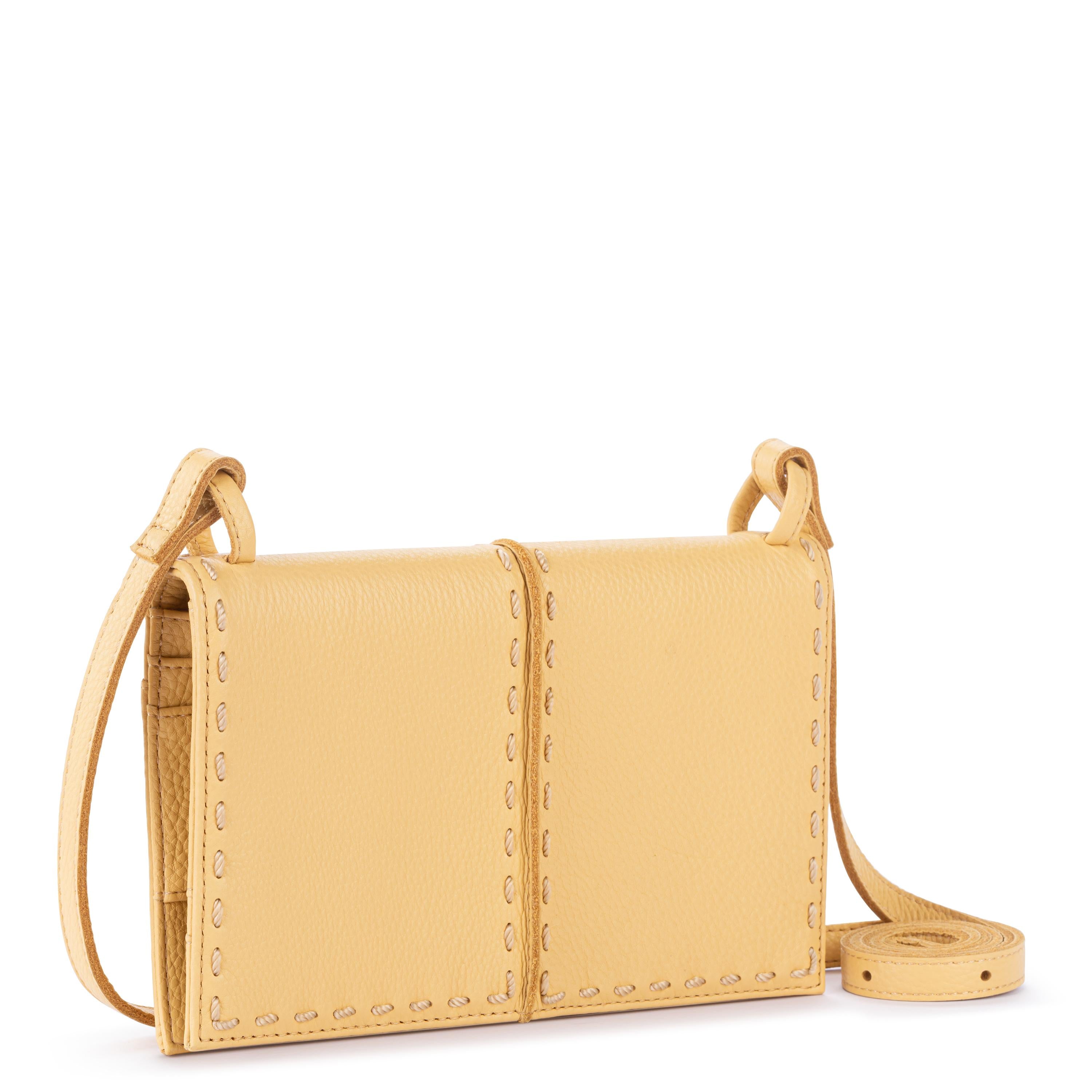 The Sak Los Feliz Phone Wallet - Leather - Buttercup