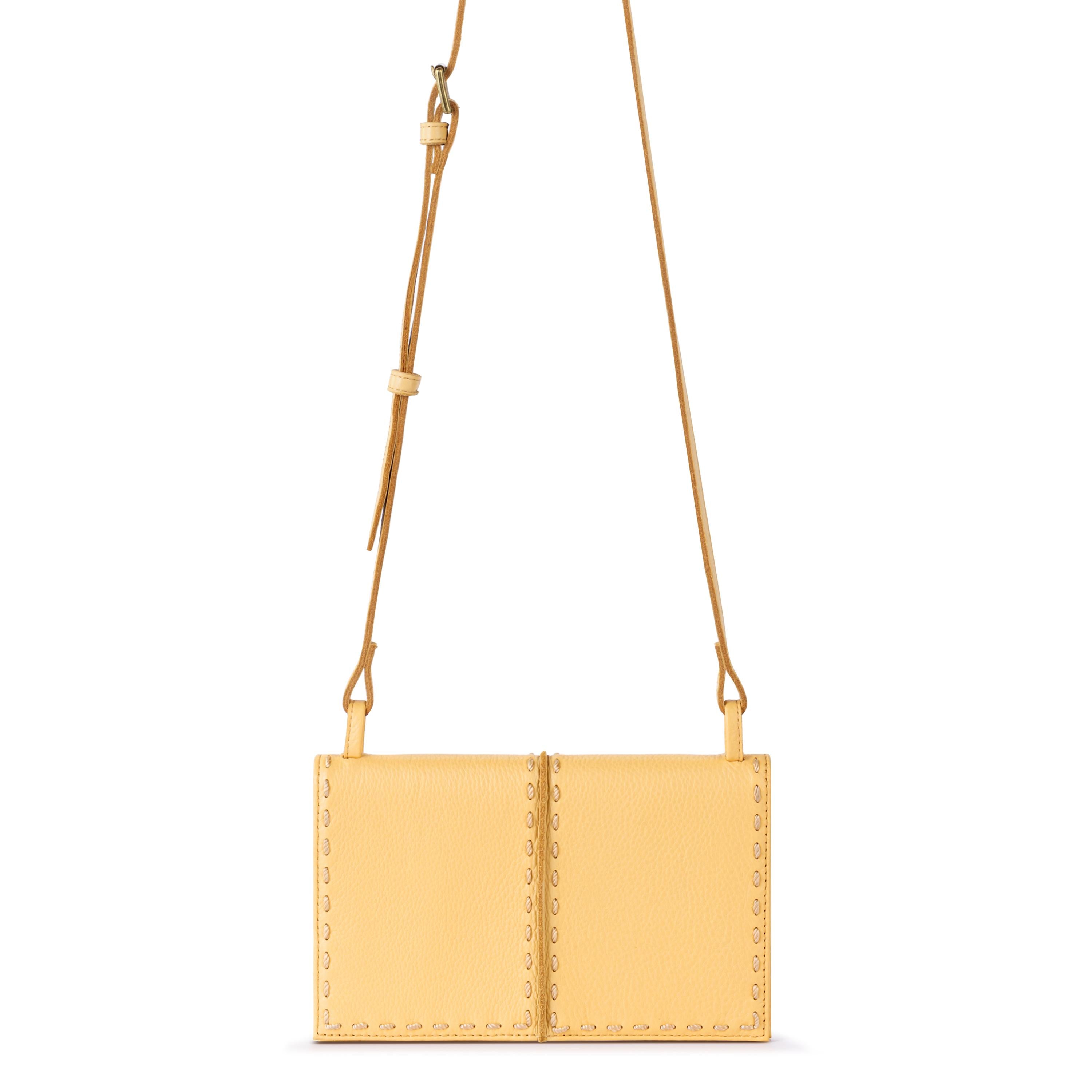 The Sak Los Feliz Phone Wallet - Leather - Buttercup
