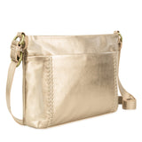 The Sak Melrose Crossbody - Leather - Light Gold