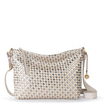 The Sak Melrose Crossbody - Leather - Stone Metallic Woven