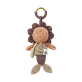 The Sak Sunbudz Sunflower Dangle - Hand Crochet - Aurora