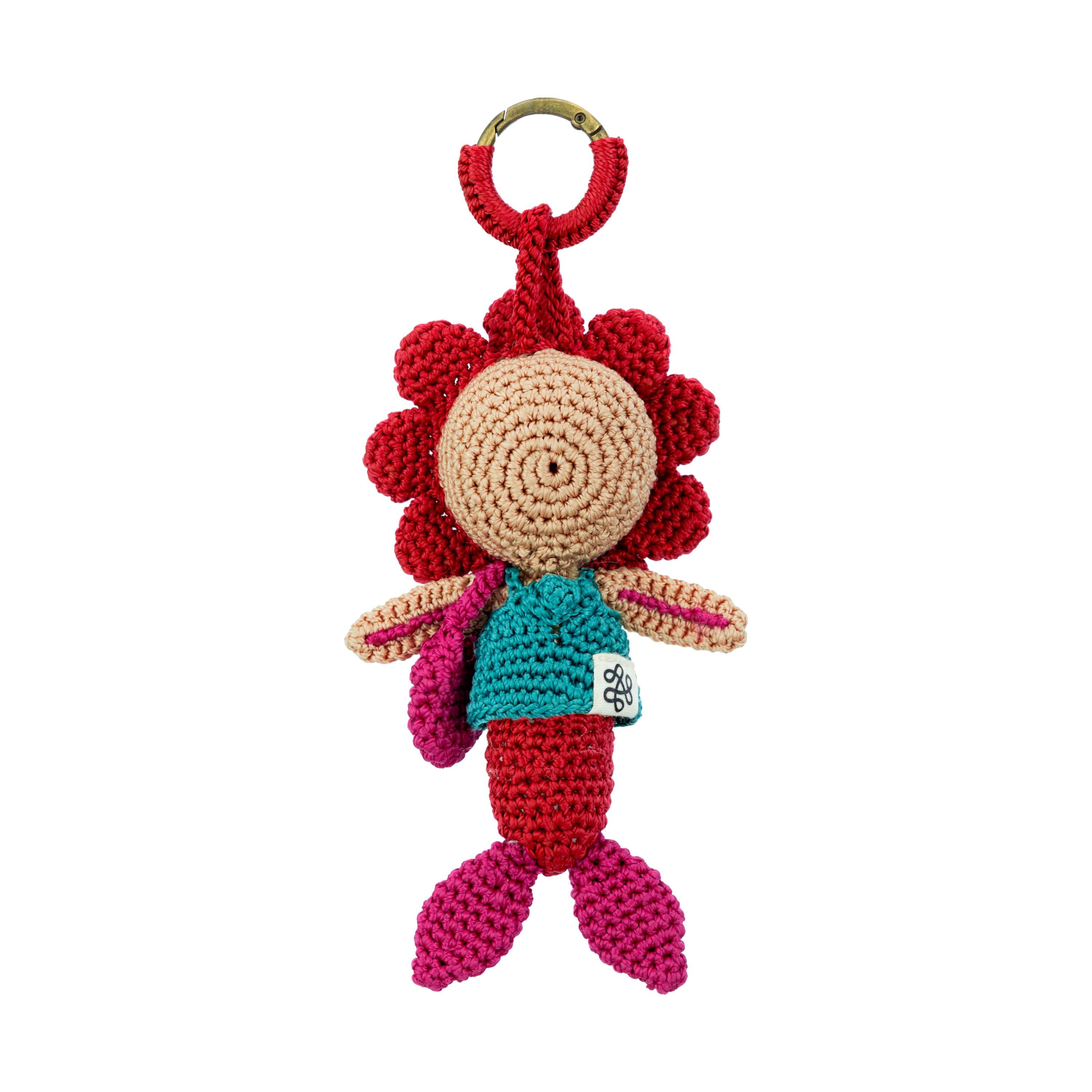 The Sak Sunbudz Sunflower Dangle - Hand Crochet - Pearla