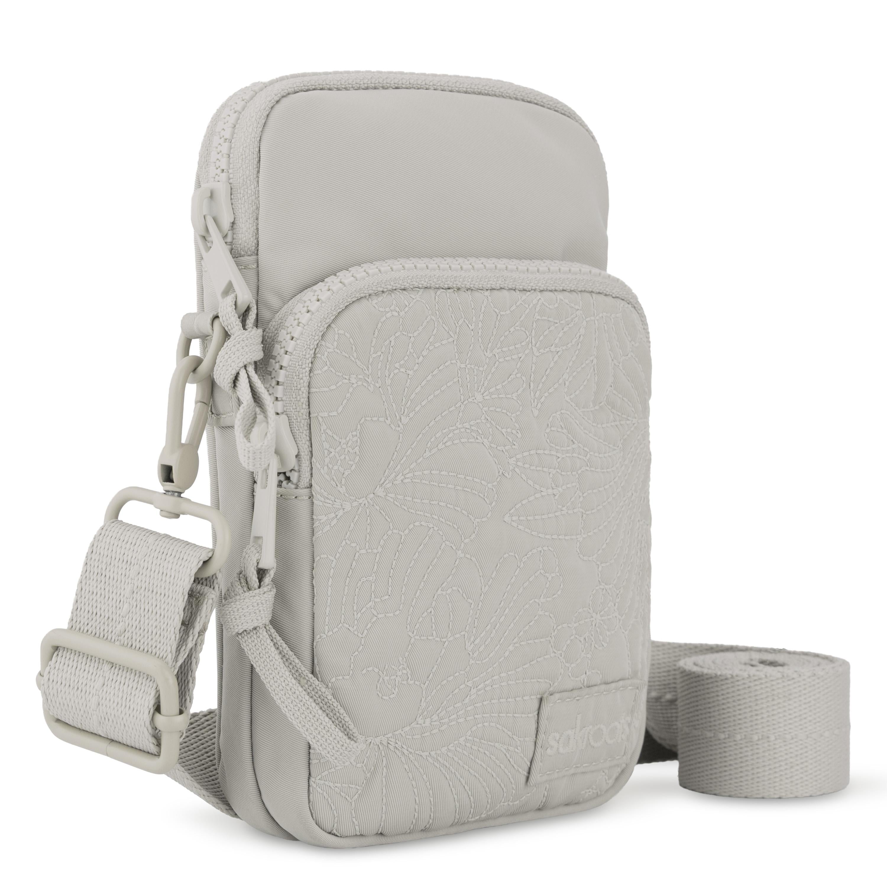Sakroots Koa Smartphone Crossbody - EcoTwill - Pebble Flower Blossom Quilted
