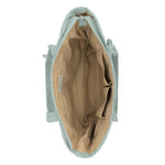 Sakroots Banyan Shoulder Tote - EcoTwill - Sage Flower Blossom Quilted