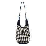 The Sak Los Feliz 120 Hobo - Hand Crochet - Black Ecru Shell