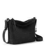 The Sak Melrose Crossbody - Leather - Black Woven