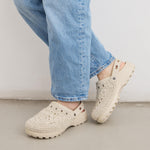 The Sak Bolo Eva Clog - Hand Crochet - Natural Medallion