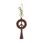 The Sak Yarnicharmz Dangle - Hand Crochet - Mahogany Peace