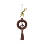 The Sak Yarnicharmz Dangle - Hand Crochet - Mahogany Peace