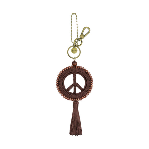 The Sak Yarnicharmz Dangle - Hand Crochet - Mahogany Peace