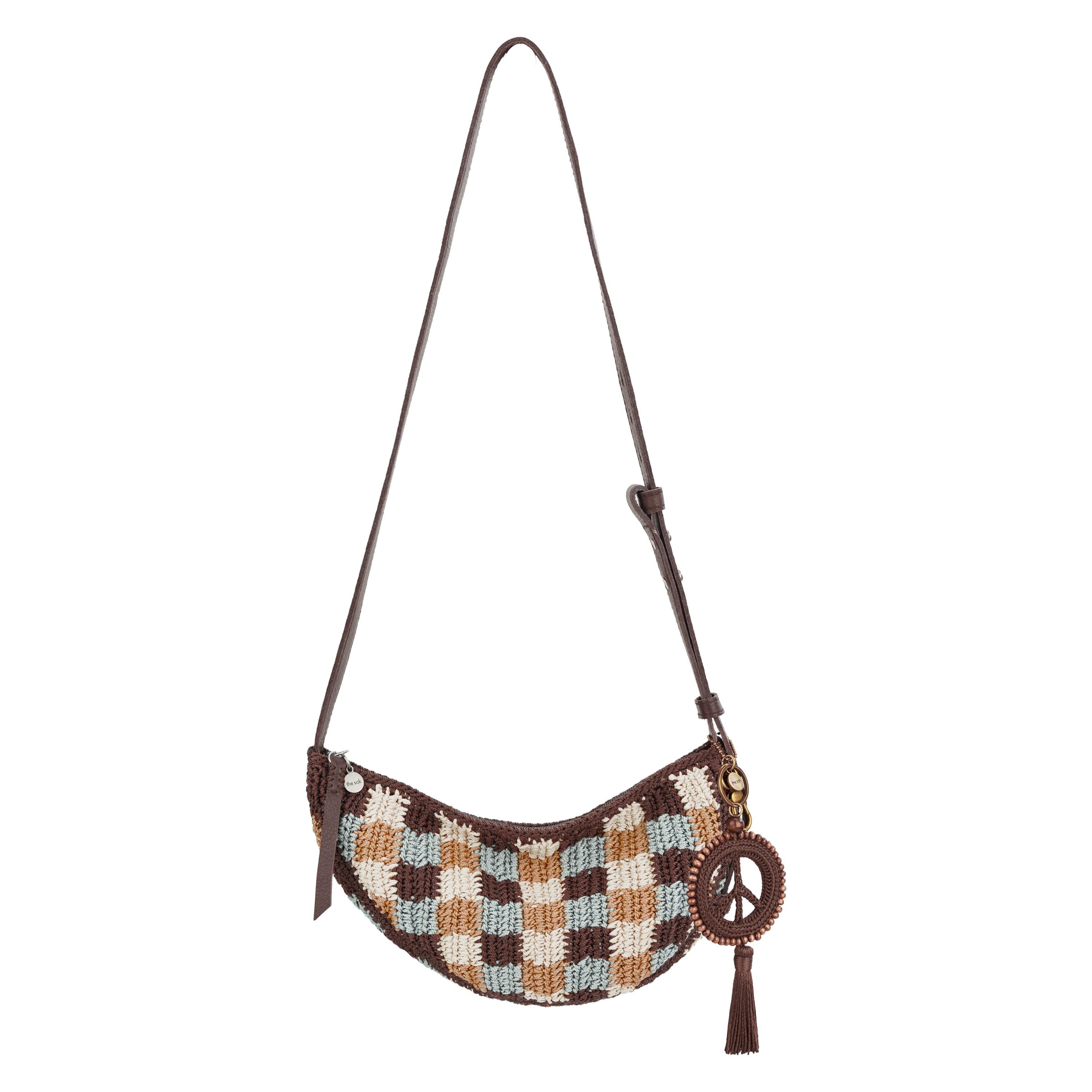 The Sak Yarnicharmz Dangle - Hand Crochet - Mahogany Peace