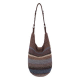 The Sak Los Feliz 120 Hobo - Hand Crochet - Aspen Stripe