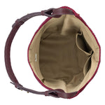 The Sak Los Feliz 120 Hobo - Hand Crochet - Black Cherry Static
