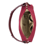 The Sak Los Feliz Hobo - Hand Crochet - Black Cherry Static