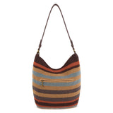 The Sak Sequoia Hobo - Hand Crochet - Harvest Stripe