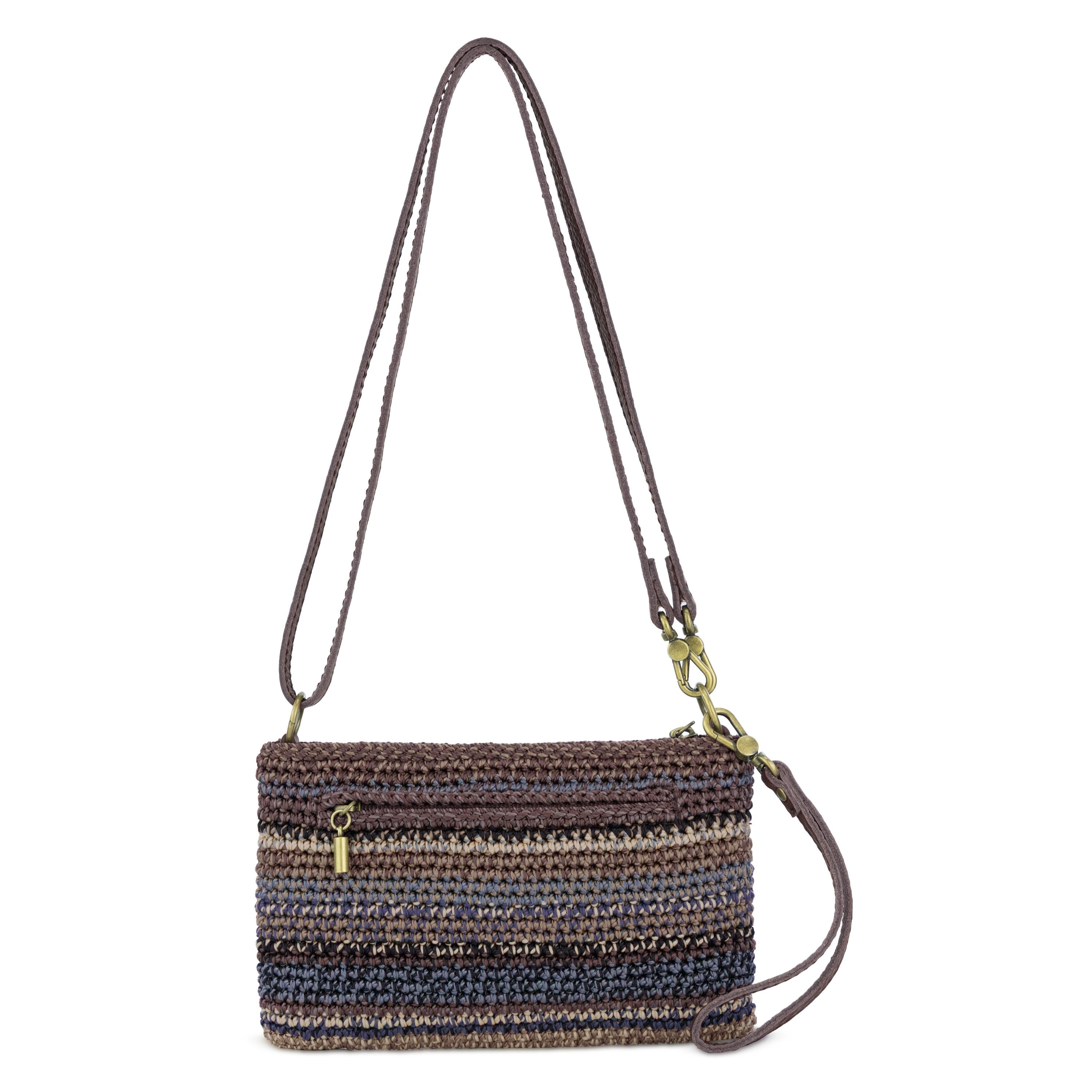 The Sak Vita Convertible Wristlet - Hand Crochet - Aspen Stripe