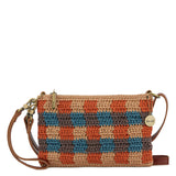 The Sak Vita Convertible Wristlet - Hand Crochet - Autumn Check