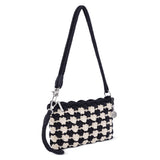 The Sak Vita Convertible Wristlet - Hand Crochet - Black Ecru Shell