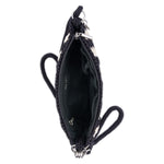 The Sak Vita Convertible Wristlet - Hand Crochet - Black Ecru Shell