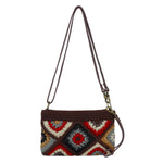 The Sak Vita Convertible Wristlet - Hand Crochet - Walnut Patch