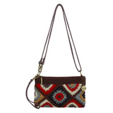 The Sak Vita Convertible Wristlet - Hand Crochet - Walnut Patch