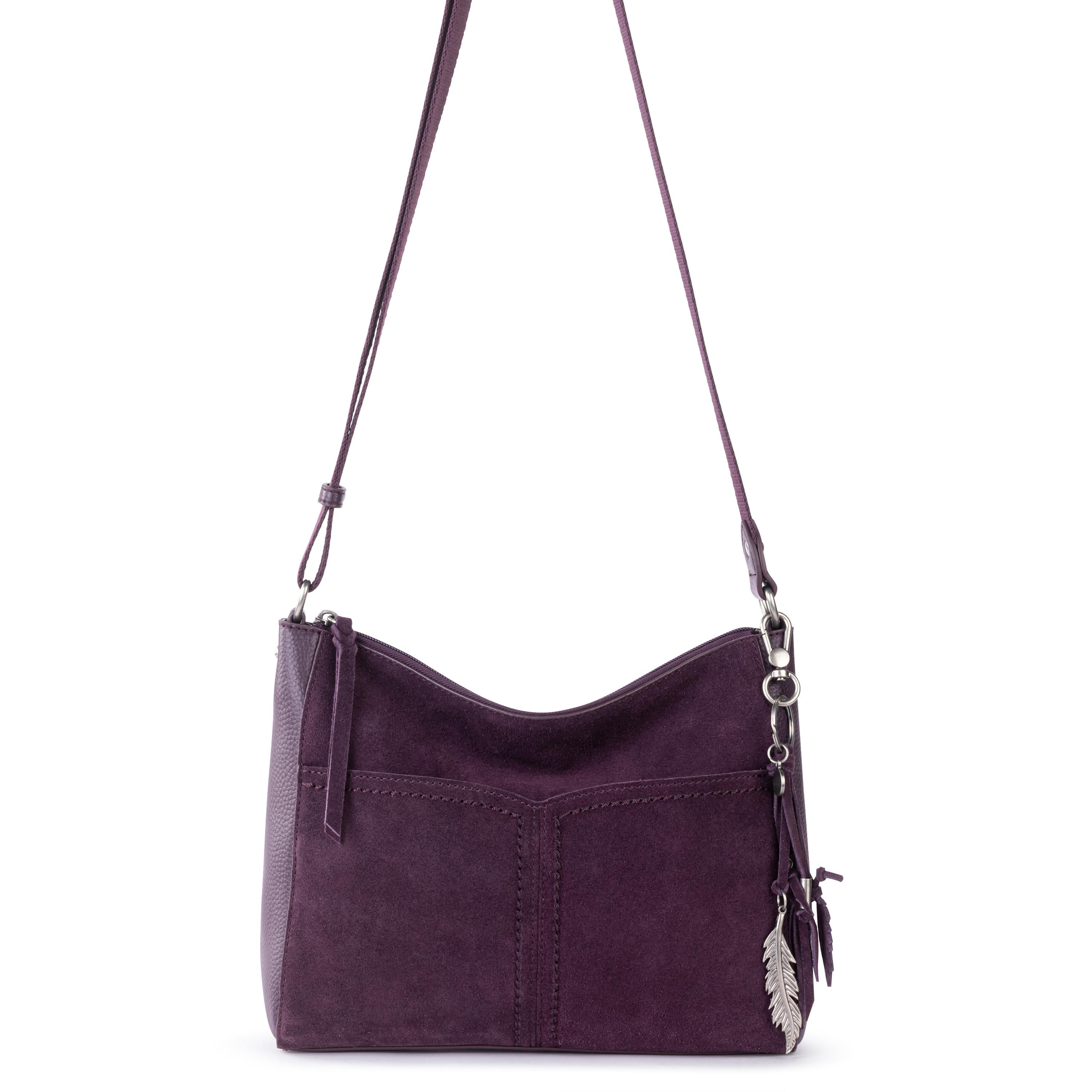 The Sak Alameda Crossbody - Leather - Aubergine Suede
