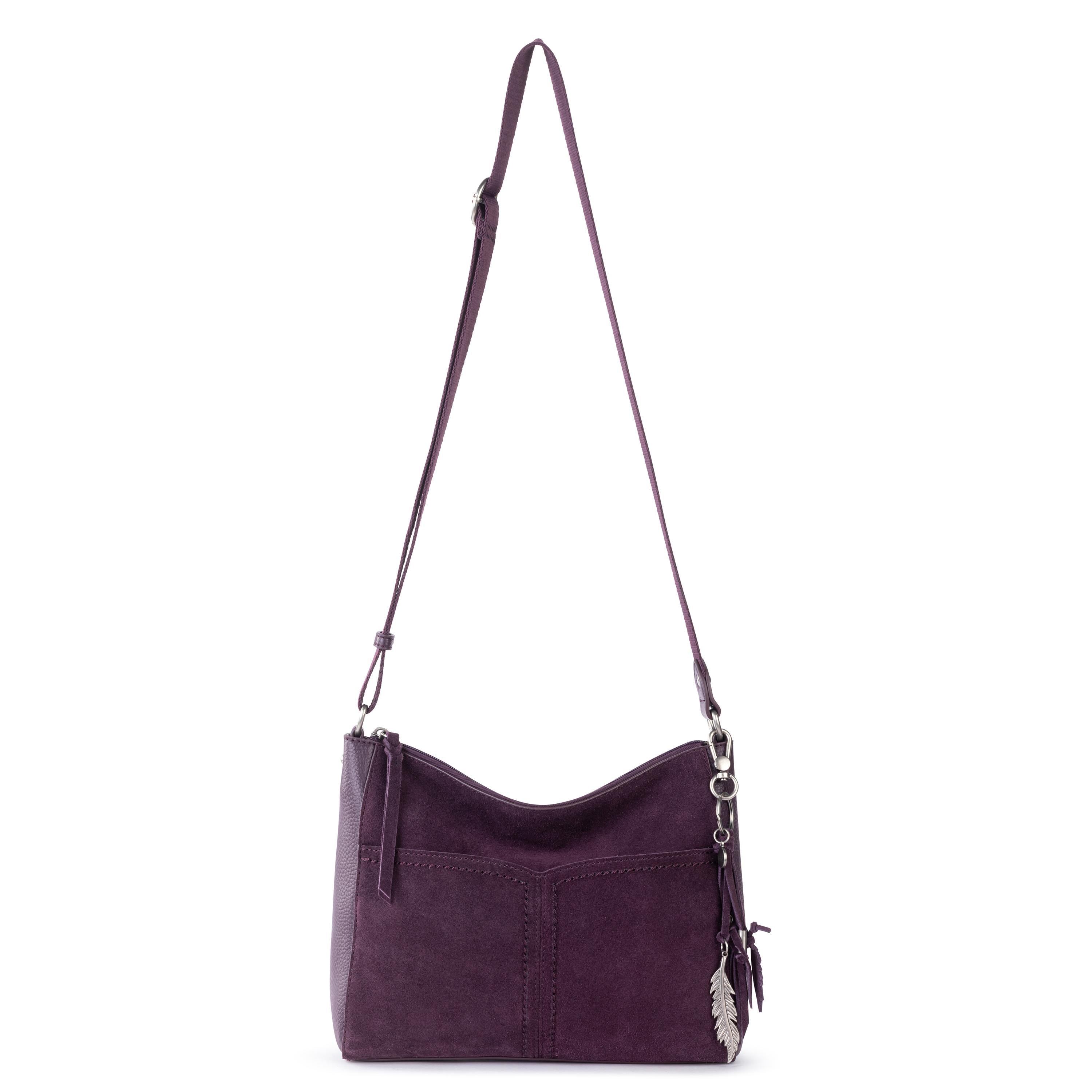 The Sak Alameda Crossbody - Leather - Aubergine Suede