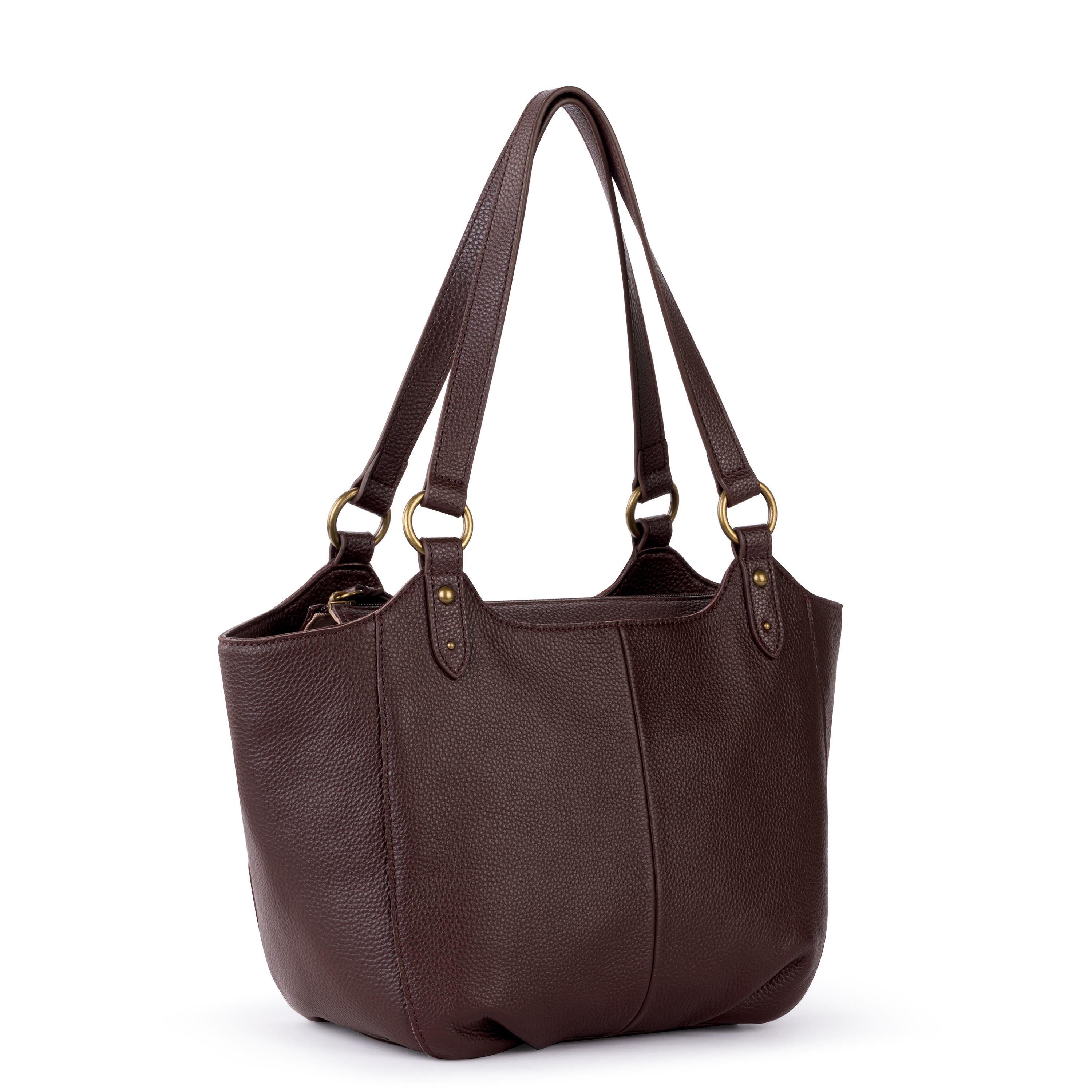 The Sak Bolinas Satchel - Leather - Mahogany