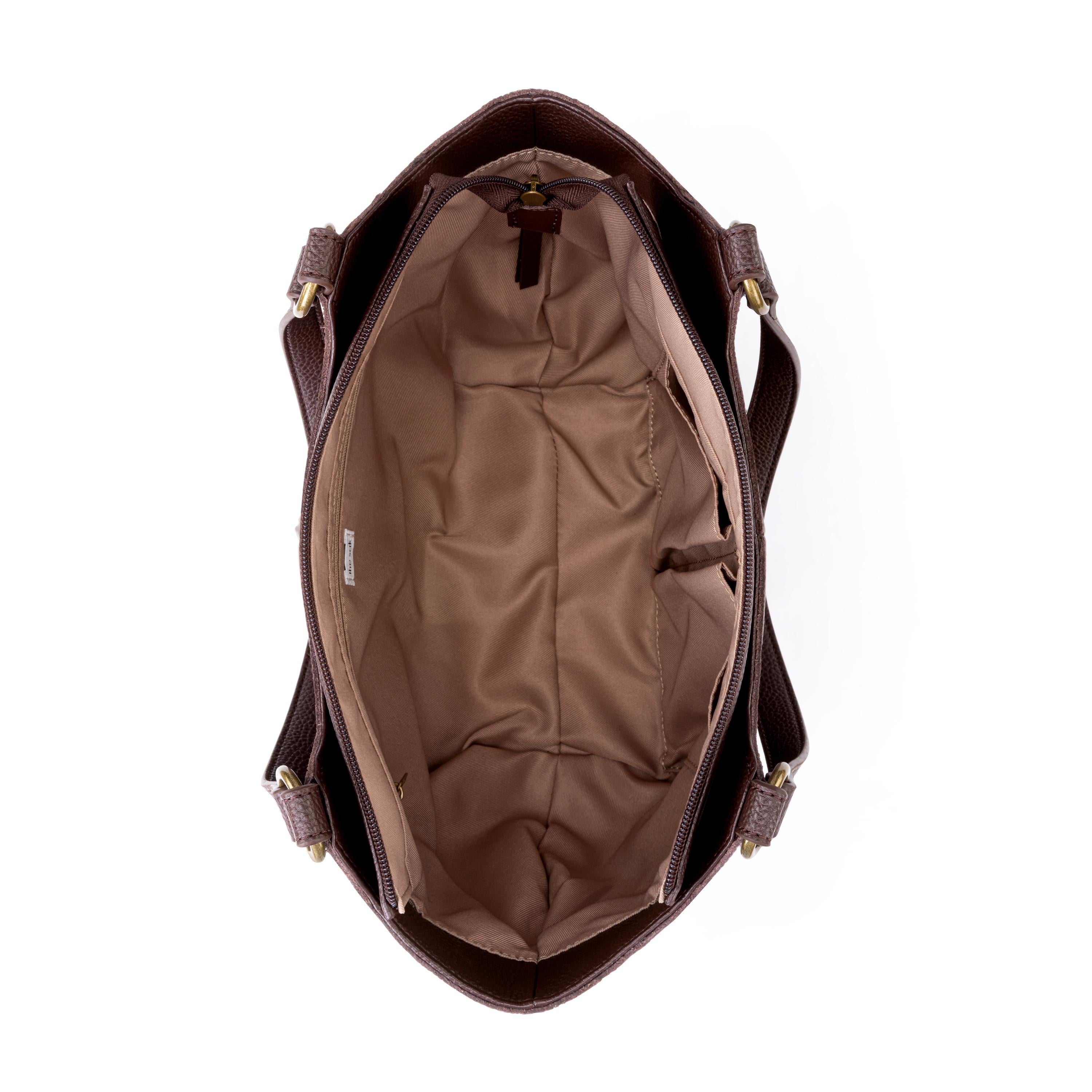 The Sak Bolinas Satchel - Leather - Mahogany