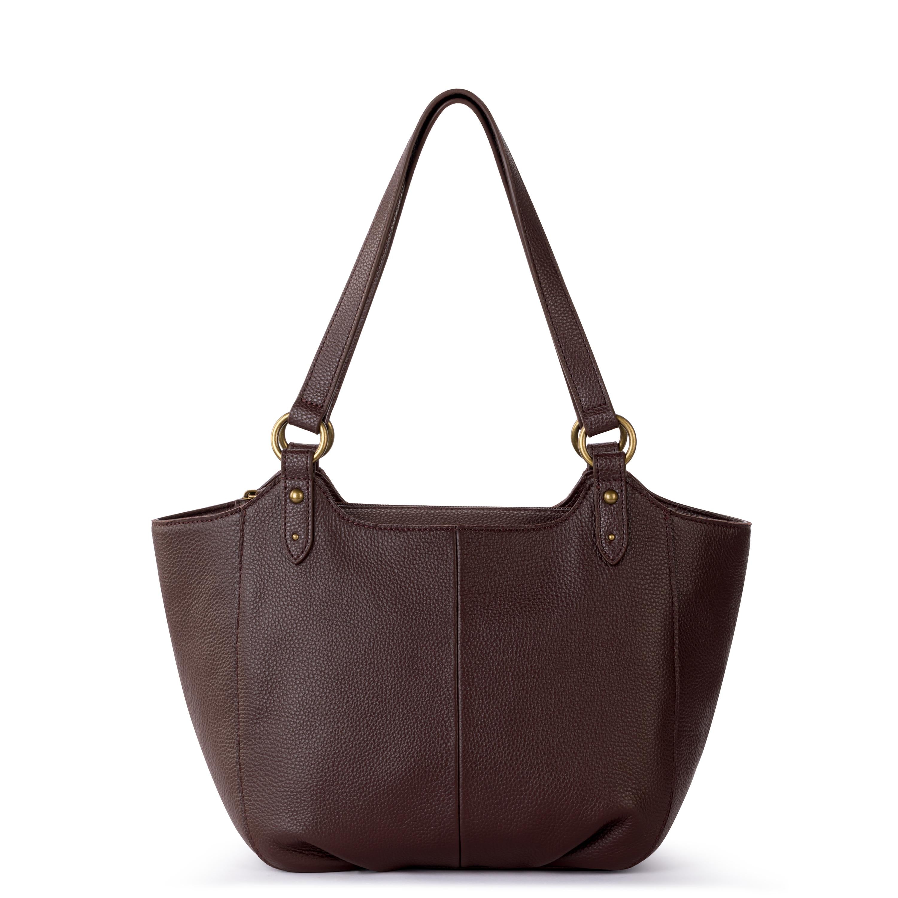 The Sak Bolinas Satchel - Leather - Mahogany