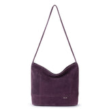 The Sak De Young Hobo - Leather - Aubergine Suede