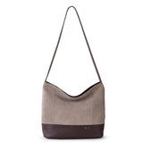 The Sak De Young Hobo - Leather - Mushroom Suede Block