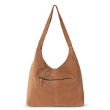 The Sak Huntley Hobo - Leather - Tan Suede Whimsy Floral Embroidery