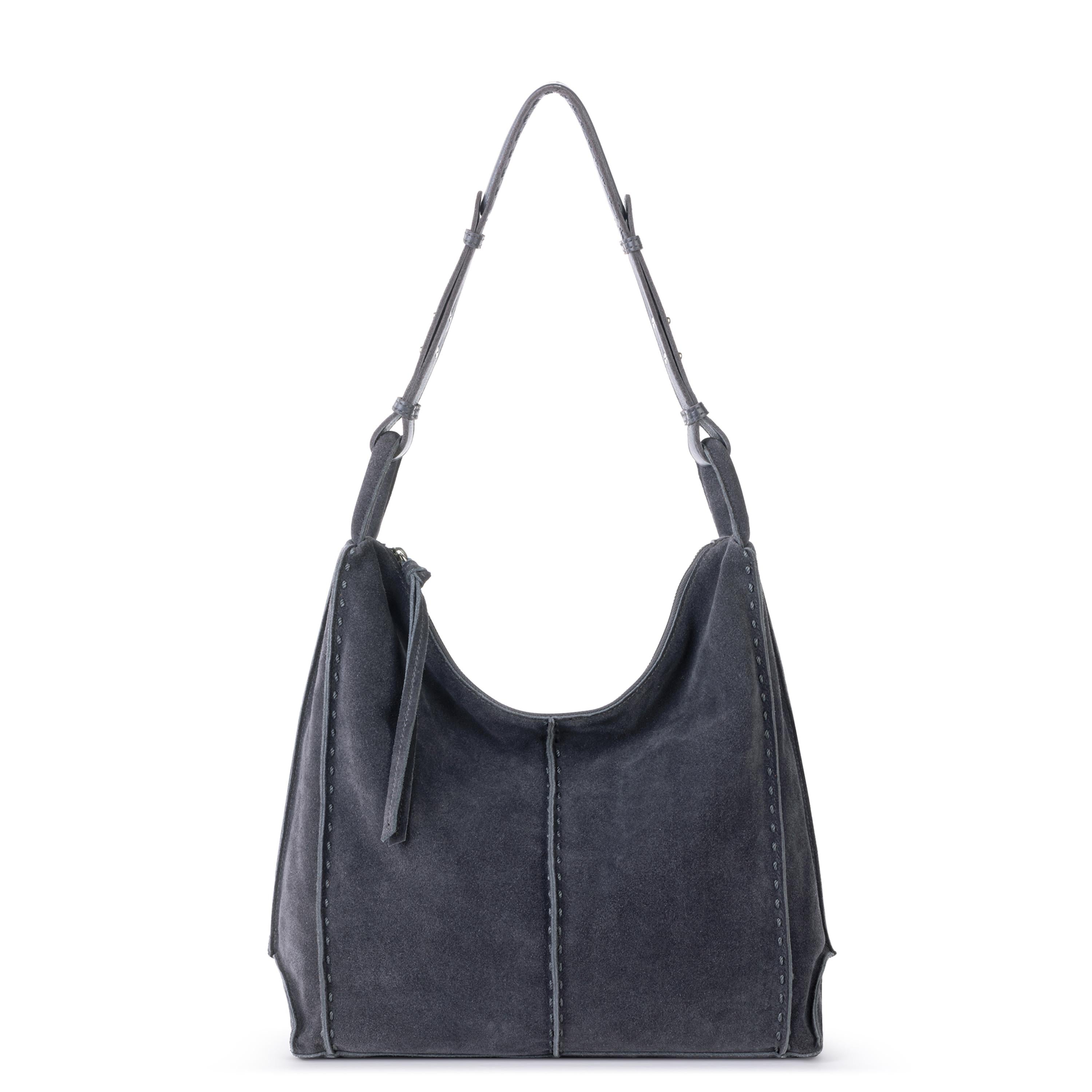 The Sak Los Feliz Bucket Hobo - Leather - Storm Grey Suede