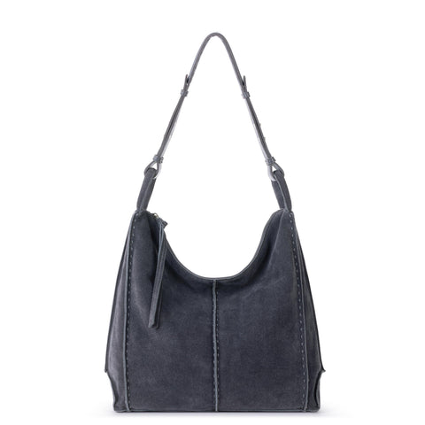 The Sak Los Feliz Bucket Hobo - Leather - Storm Grey Suede