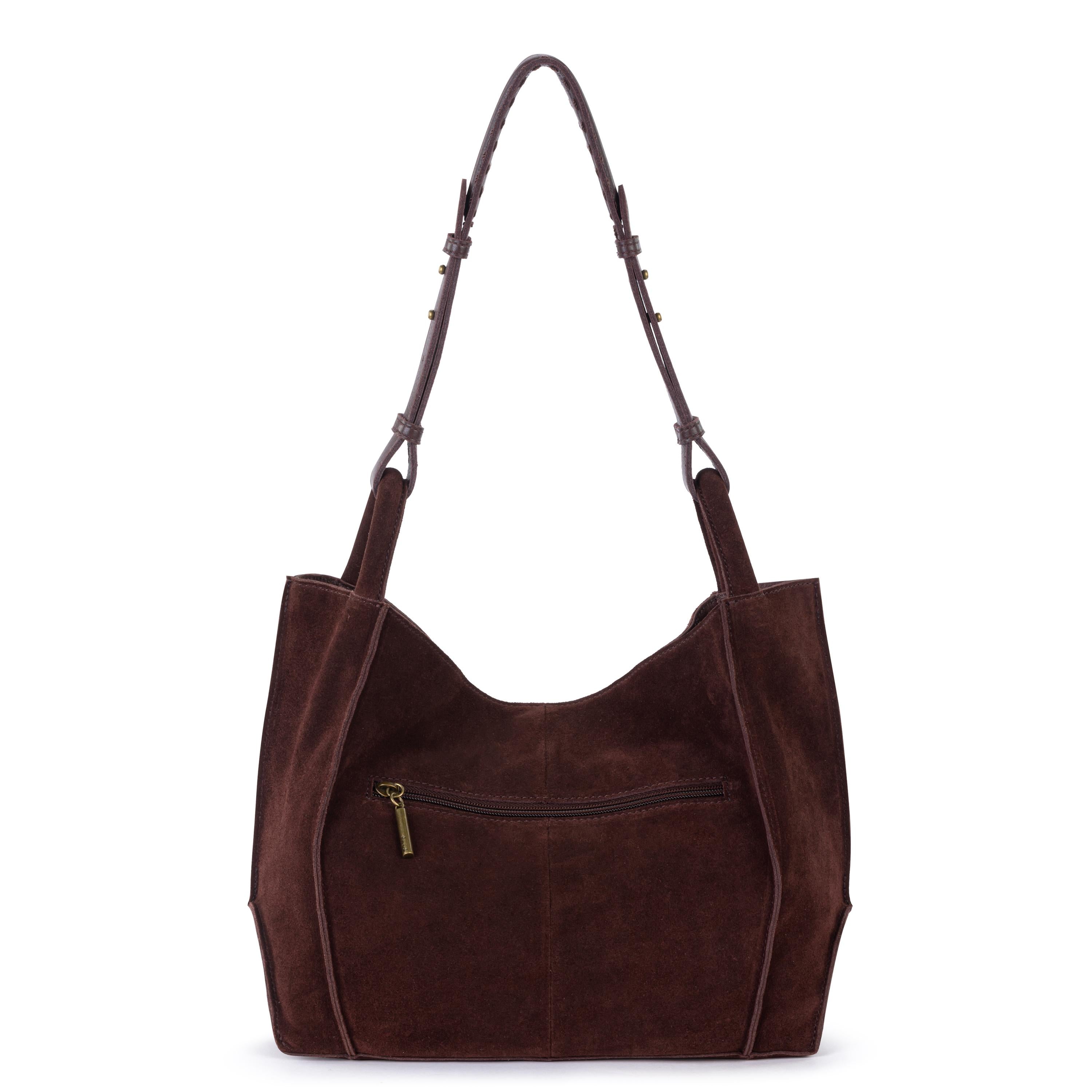 The Sak Los Feliz Medium Tote - Leather - Mahogany Suede
