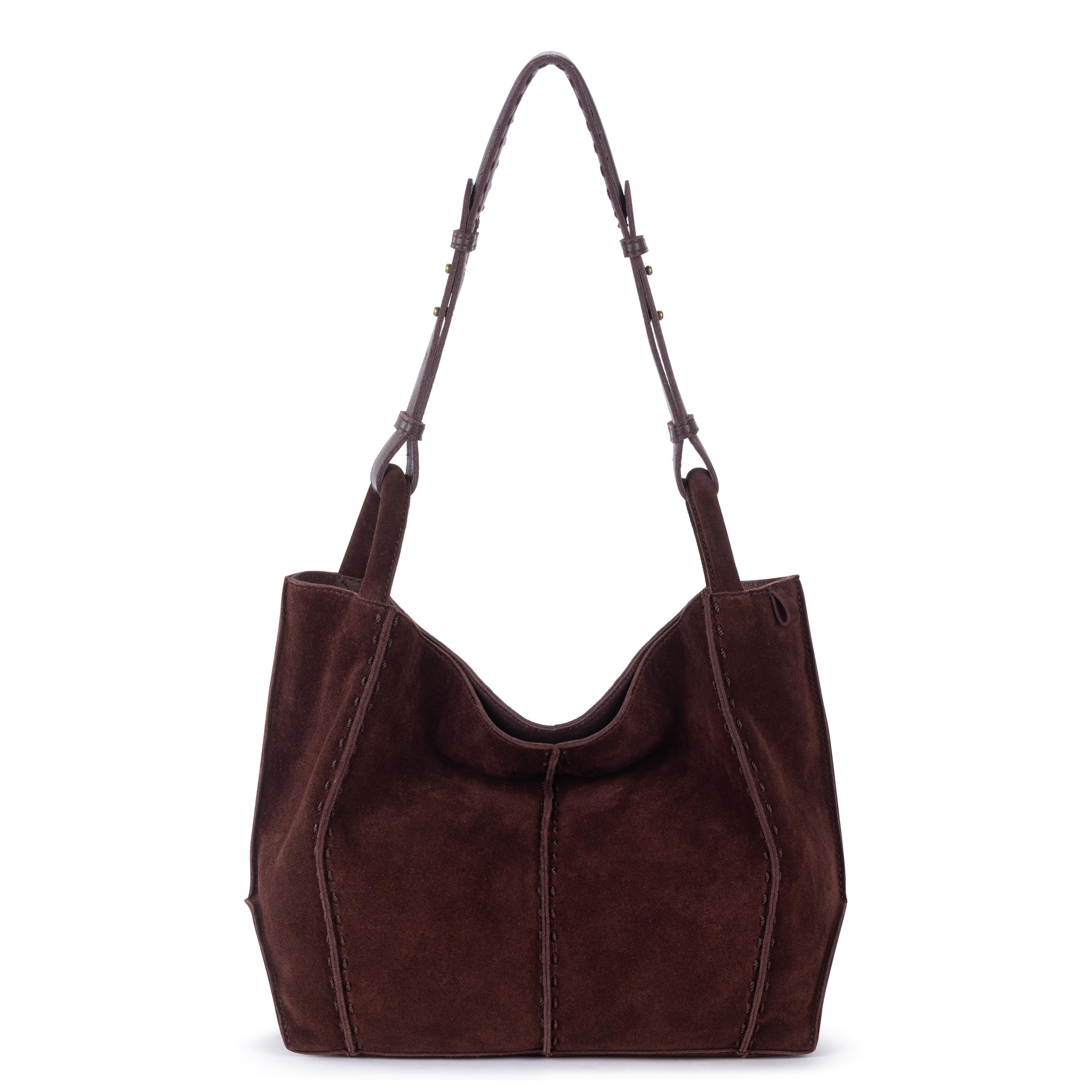 The Sak Los Feliz Medium Tote - Leather - Mahogany Suede