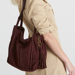 The Sak Los Feliz Medium Tote - Leather - Mahogany Suede