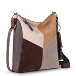 The Sak Lucia Crossbody - Leather - Mahogany Suede Block
