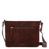 The Sak Melrose Crossbody - Leather - Mahogany Suede Block