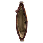 The Sak Melrose Crossbody - Leather - Mahogany Suede Block