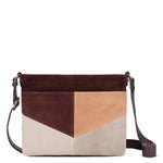 The Sak Melrose Crossbody - Leather - Mahogany Suede Block
