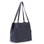 The Sak Melrose Satchel - Leather - Storm Grey Suede