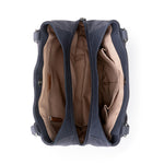 The Sak Melrose Satchel - Leather - Storm Grey Suede