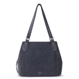 The Sak Melrose Satchel - Leather - Storm Grey Suede